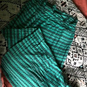 Ultra flirt chevron maxi skirt